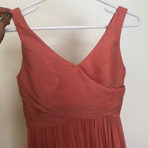 J Crew coral gown